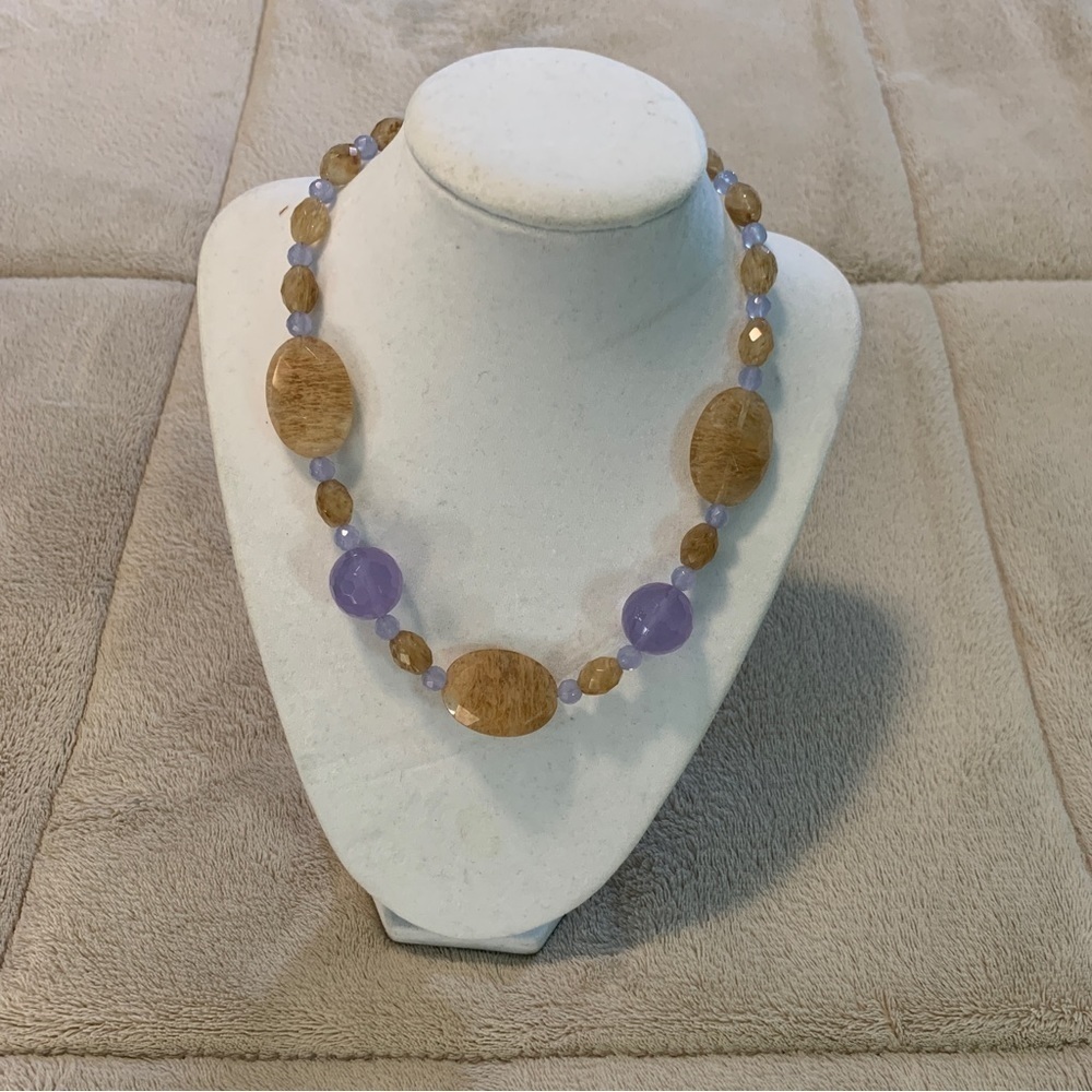 STERLING SILVER - Beaded Necklace